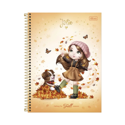 CADERNO TILIBRA 1MT UNIVERSITARIO JOLIE 80 FOLHAS