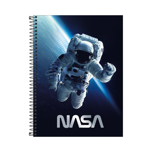 CADERNO ESPIRAL TILIBRA 1MT UNIVERSITARIO NASA 80 FOLHAS