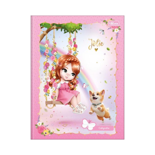 CADERNO BROCHURA CALIGRAFIA TILIBRA JOLIE 40 FOLHAS