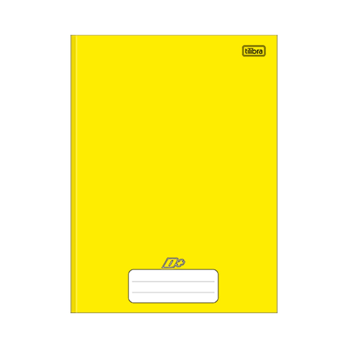 CADERNO BROCHURA TILIBRA D+ AMARELO 96 FOLHAS