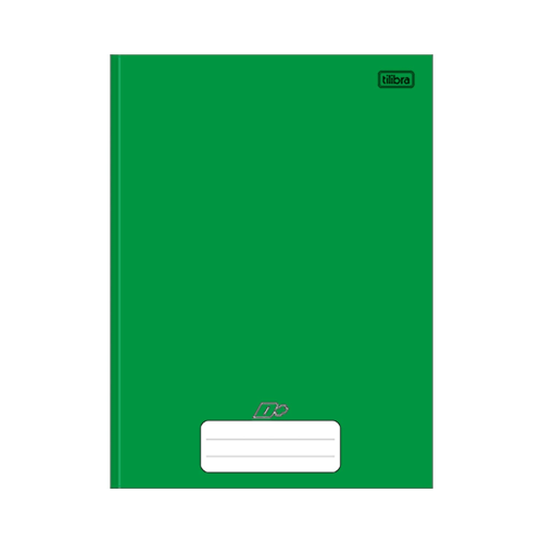CADERNO BROCHURA TILIBRA D+ VERDE 96 FOLHAS