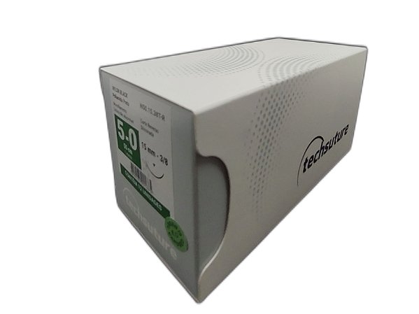 Fio de Sutura Nylon Black 5/0 Cx. c/12