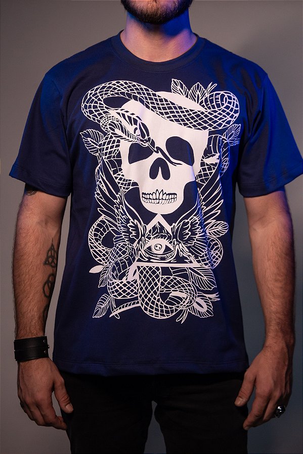 Camisa Caveira cobra