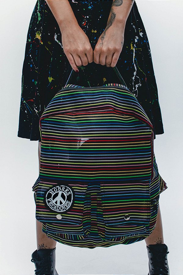 Mochila Colorida Nylon