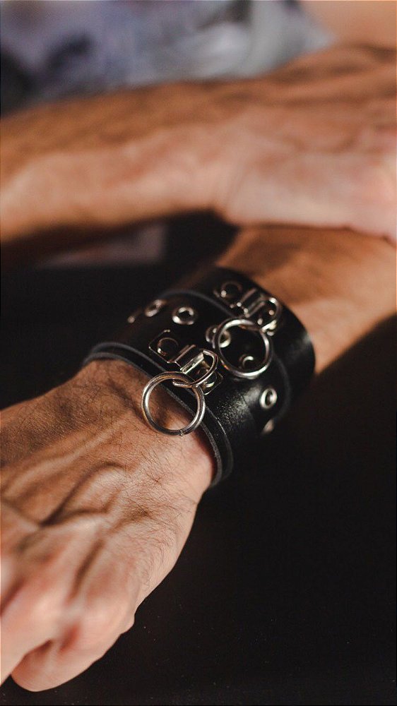 Pulseira couro