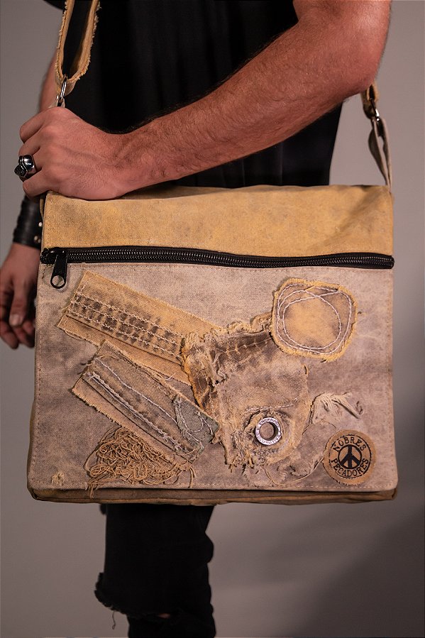 Bolsa Carteiro lona de caminhão