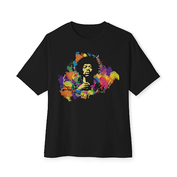 Camiseta Jimi Hendrix aquarela