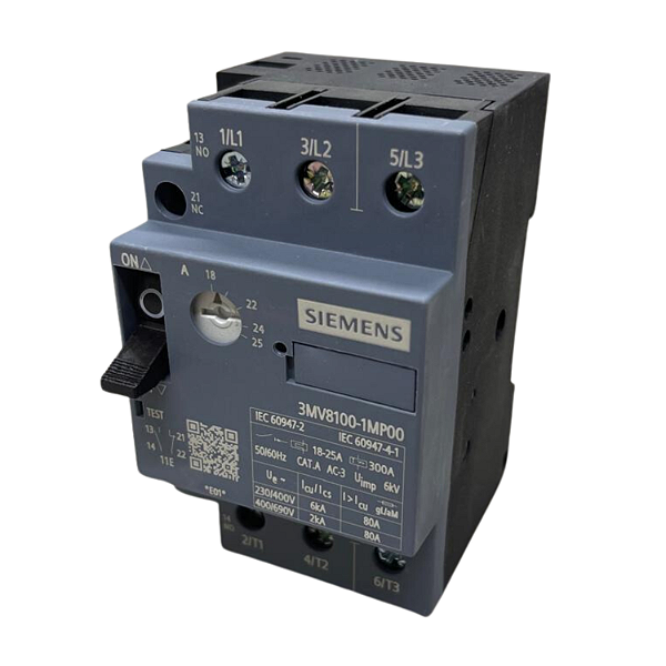 Disjuntor Motor 18 - 25 A 1NA+1NF 3MV81001MP00 - Siemens