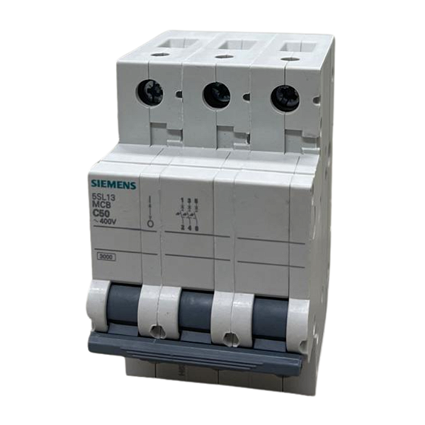 Disjuntor Tripolar Din 5SL1 Curva C 50A 3KA 5SL13507MB