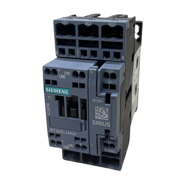 Contator Tripolar 25A 220V 1NA+1NF 3RT20262AN20 - Siemens