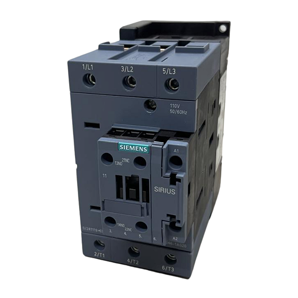 Contator Tripolar 95A 110V 1NA+1NF 3RT20461AG20 - Siemens
