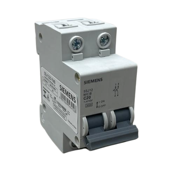 Disjuntor 2P 20A Curva C 3kA 5SJ12207MB - Siemens