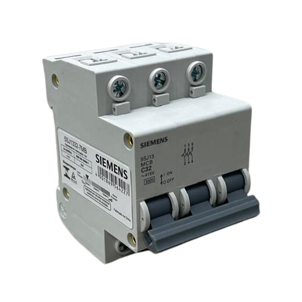 Disjuntor 3P 32A Curva C 3kA 5SJ13327MB - Siemens