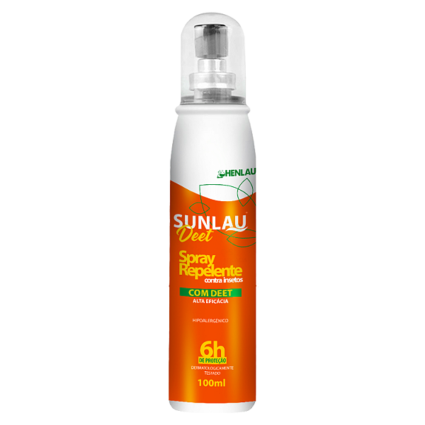 Repelente Sunlau com DEET 6h Proteção Não Oleoso 100ml