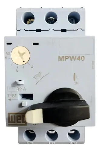Disjuntor-motor Ac-3 Weg Termo-magnético 4-6,3a Tripolar Mpw40