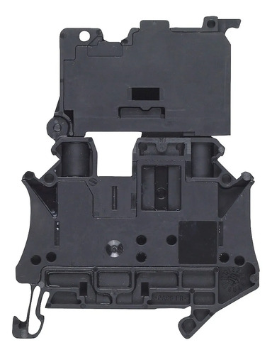 Borne Porta Fusível 4mm² Preto Siemens 8wh1000-1gg08