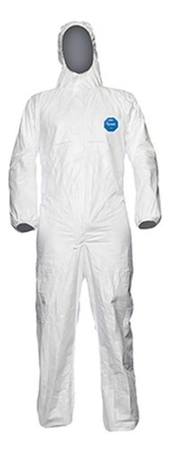 Macacão Tyvek 500 Dupont Chf5 Branco Ca 34187