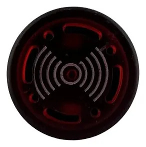 Sinalizador Sonoro Buzzer 22mm 24v Vermelho Decorlux Bs0247