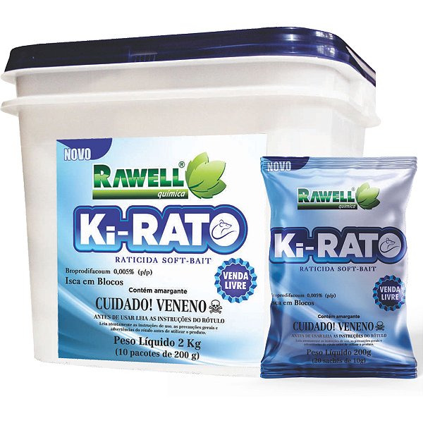 Ki-Rato Soft Bait 2KG BALDE - Rawell Química
