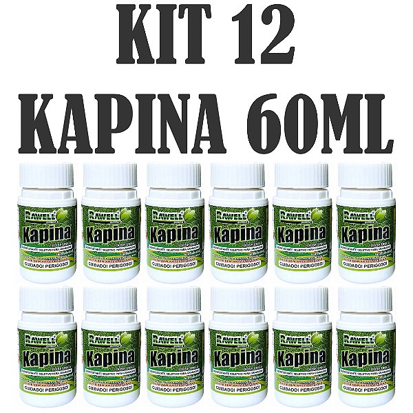 KIT 12 Kapina 60ml - Rawell Química