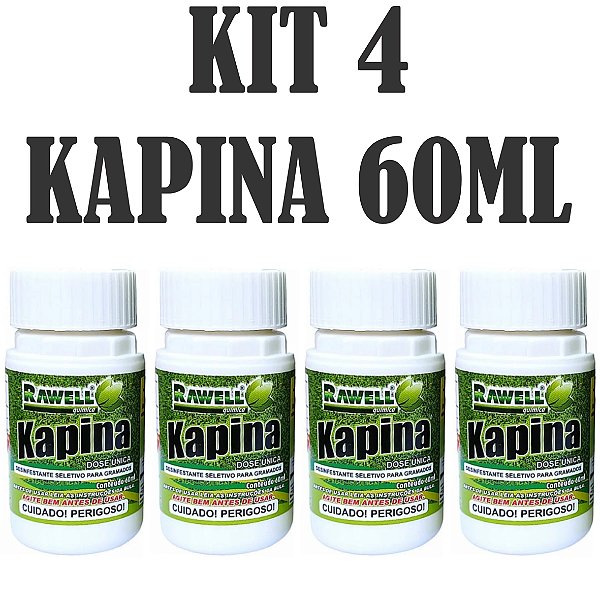 KIT 4 Kapina 60ml - Rawell Química
