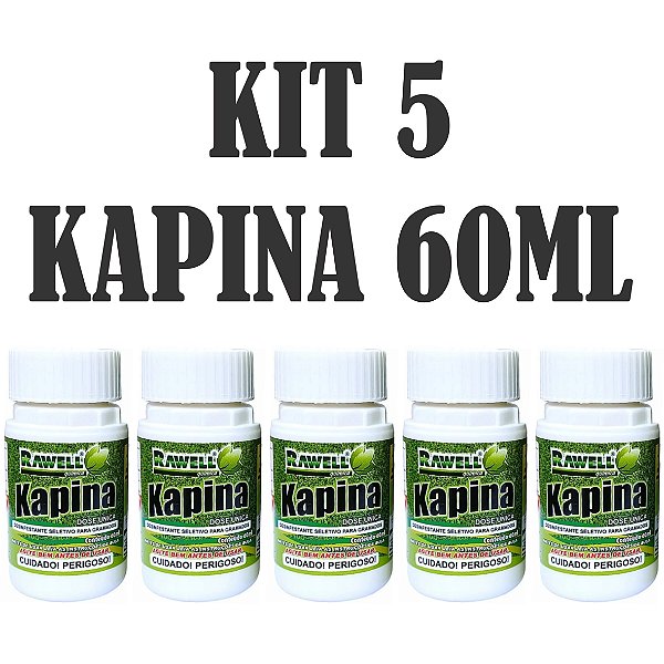 KIT 5 Kapina 60ml - Rawell Química