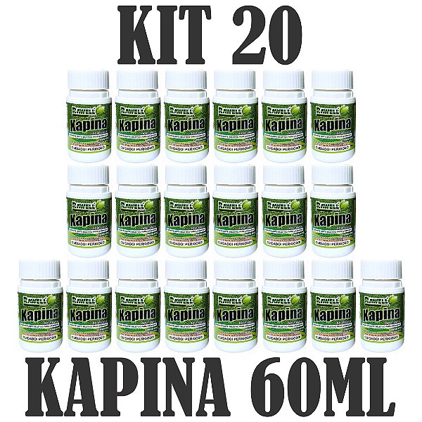 KIT Display 20 Kapina 60ml - Rawell Química
