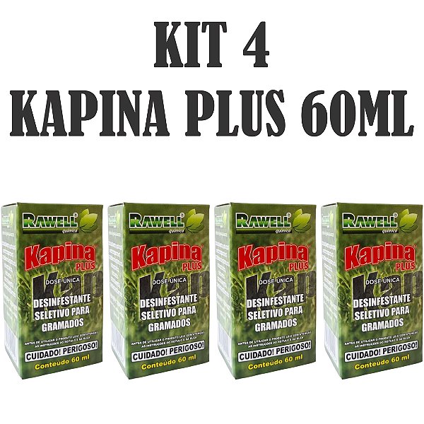 KIT 4 Kapina Plus 60ml - Rawell Química