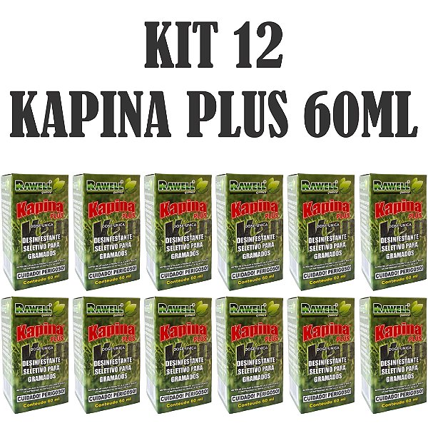 KIT 12 Kapina Plus 60ml - Rawell Química