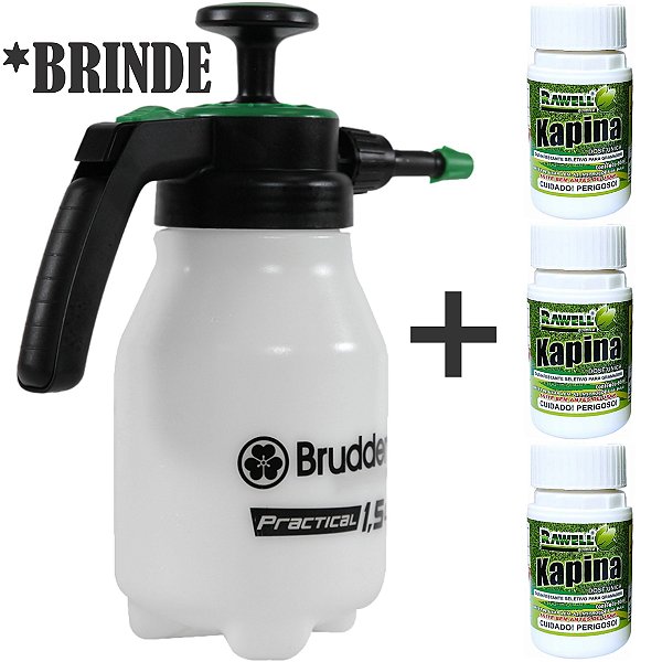 KIT 3 Kapina 60ml + *BRINDE Pulverizador Manual Practical 1,5L