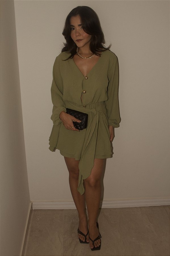 Macacão com Amarração Frontal