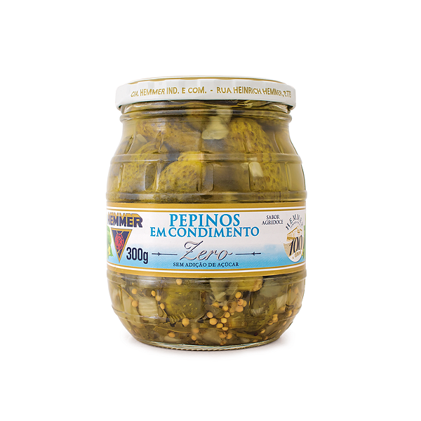 PEPINOS EM COND ZERO HEMMER 300G