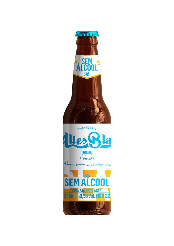 CERVEJA ALLES BLAU SEM ALCOOL 355 ML