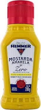 MOSTARDA AMARELA ZERO HEMMER 200G