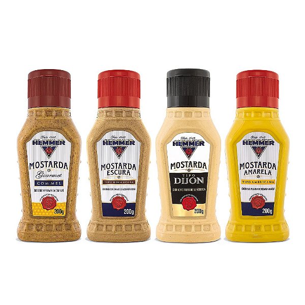 COMBO MOSTARDAS HEMMER SABORES