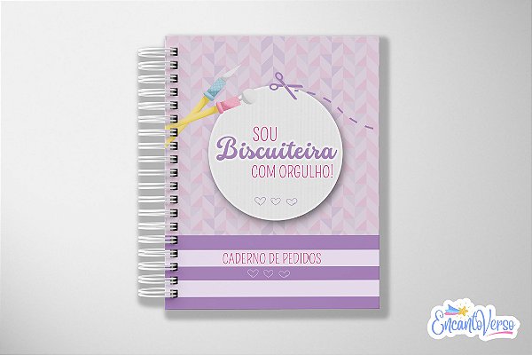 Caderno de Pedidos - Sou Biscuiteira com Orgulho