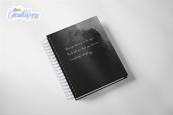 Caderno de Anotações - JB When You Look Me in The Eyes