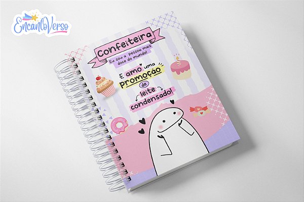 Caderno Flork Profissões - Confeiteira