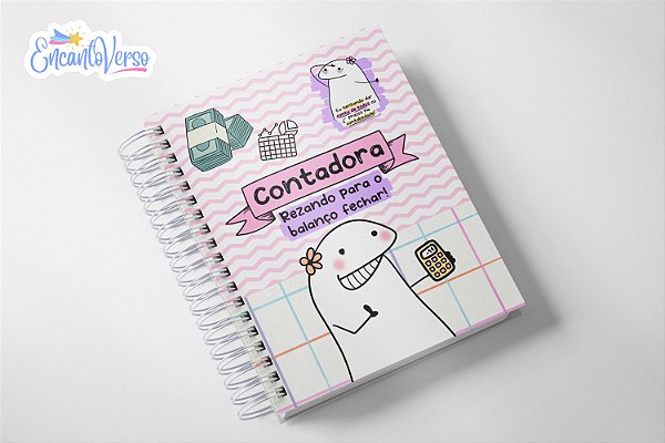 Caderno Flork Profissões - Contadora