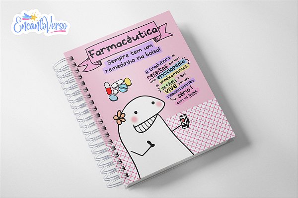 Caderno Flork Profissões - Farmacêutica