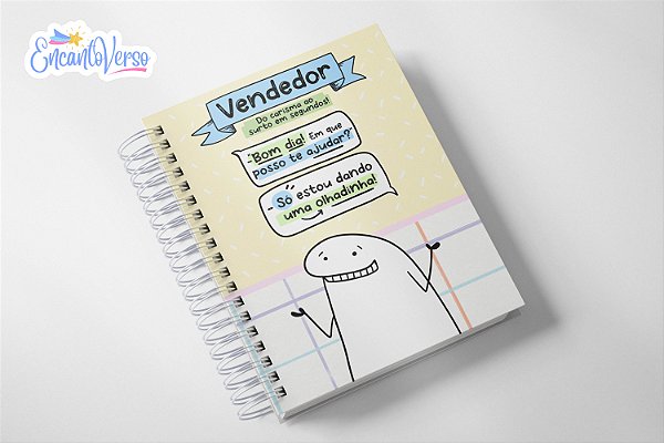 Caderno Flork Profissões - Vendedor