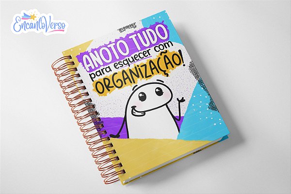 Caderno/Agenda Permanente Flork - Anoto tudo para esquecer com organização