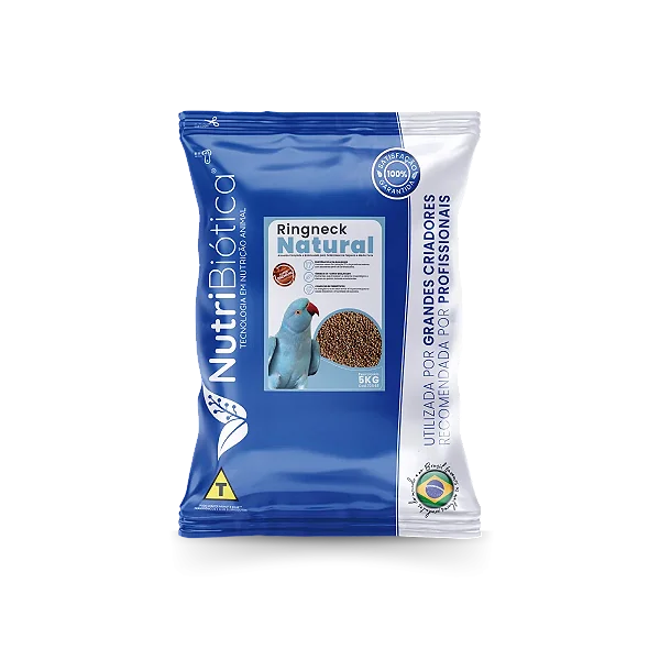 RAÇÃO EXTRUSADA - RINGNECK NATURAL 5KG NUTRIBIÓTICA