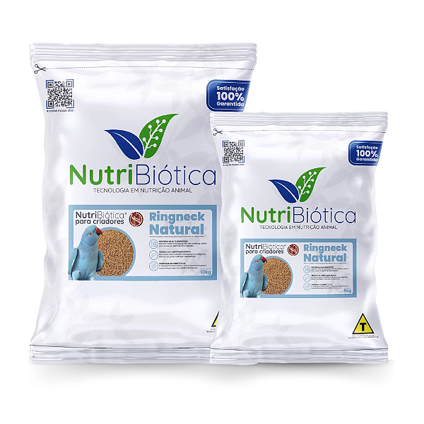 RAÇÃO EXTRUSADA - RINGNECK NATURAL 5KG NUTRIBIÓTICA