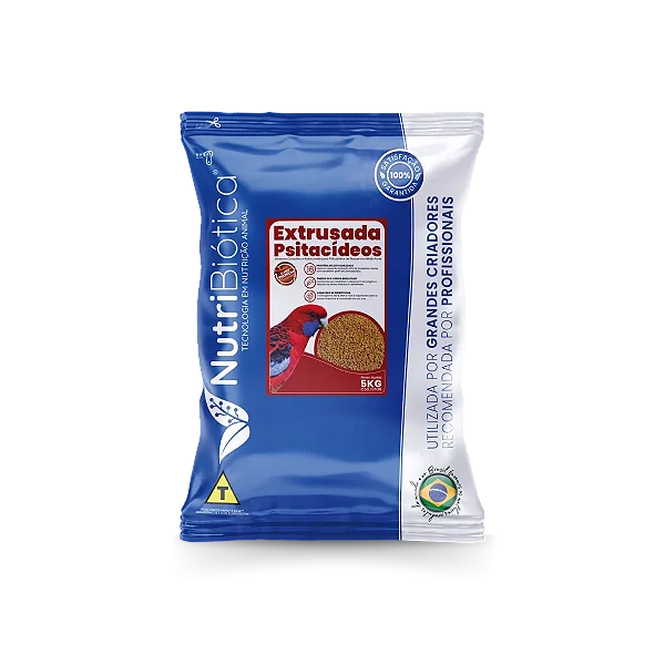 EXTRUSADA PSITACÍDEOS 5KG NUTRIBIÓTICA