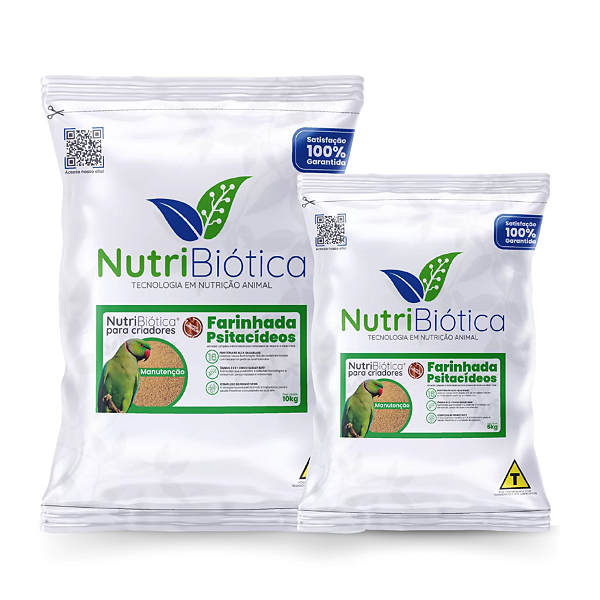 FARINHADA PSITACÍDEOS MANUTENÇÃO 10KG NUTRIBIÓTICA