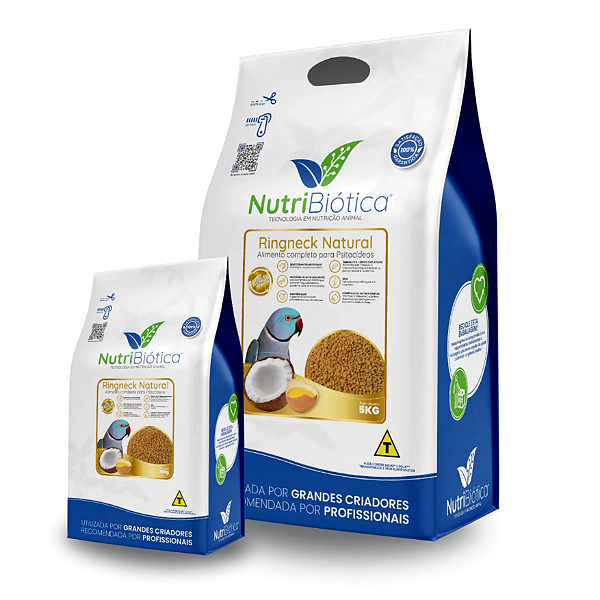 RAÇÃO RING NECK NATURAL SUPER PREMIUM 5KG NUTRIBIÓTICA