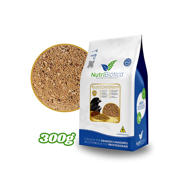 BICUDO E CURIÓ NATURAL SP 300GR NUTRIBIÓTICA