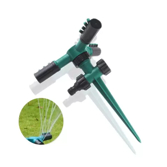 IIrrigador Giratório Aspersor Jato Jardim Gramado Horta Canteiro Com 3 Jatos (D