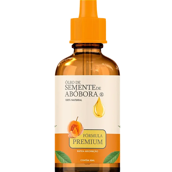 Óleo de Semente de Abóbora 30 ml – Prensado a Frio